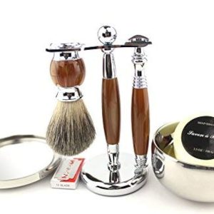 VICYUNS Luxury Grooming Shaving Set for Men Including Double-sided Razor