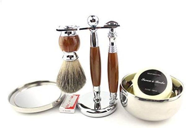 VICYUNS Luxury Grooming Shaving Set for Men Including Double-sided Razor