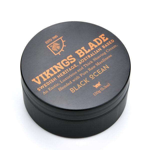 VIKINGS BLADE Black Ocean Luxury FOAMING Shaving Cream