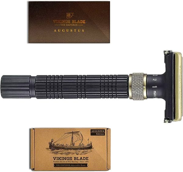 VIKINGS BLADE The Crusader Adjustable Safety Razor