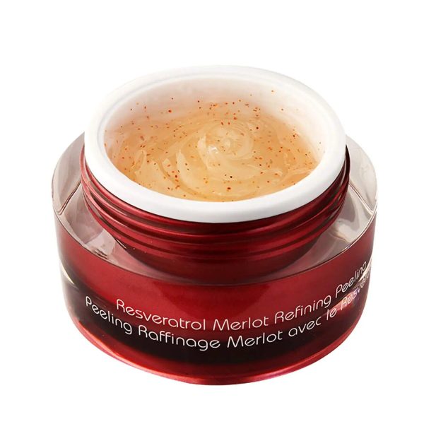 Vine Vera Resveratrol Merlot Peeling Gel, Paraben Free Luxury Face Scrub