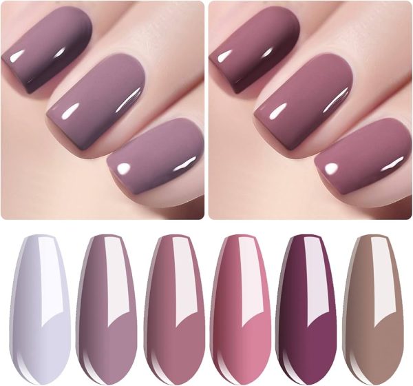 Vishine Gel Nail Polish Starter Kit with 48W SUNOne UV LED Nail Lamp