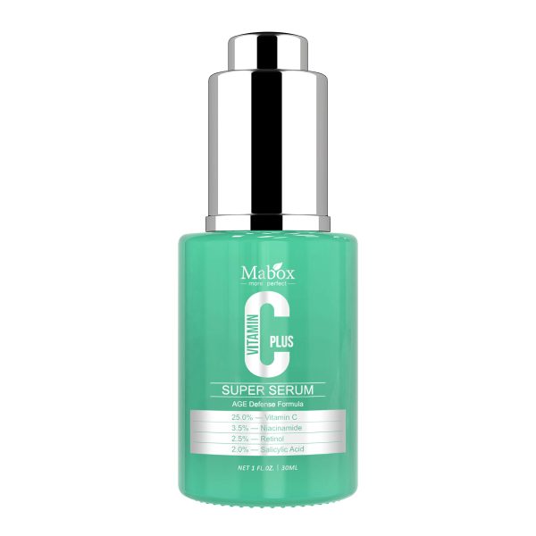 Vitamin C Serum Plus 5% Hyaluronic Acid, 2.5% Retinol, 2% Salicylic Acid