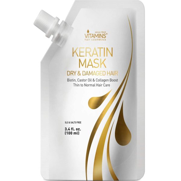 Vitamins Keratin Hair Mask Deep Conditioner - Thin Fine Hair Keratin