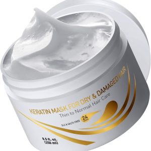 Vitamins Keratin Hair Mask Deep Conditioner - Thin Fine Hair Keratin and Argan Oil