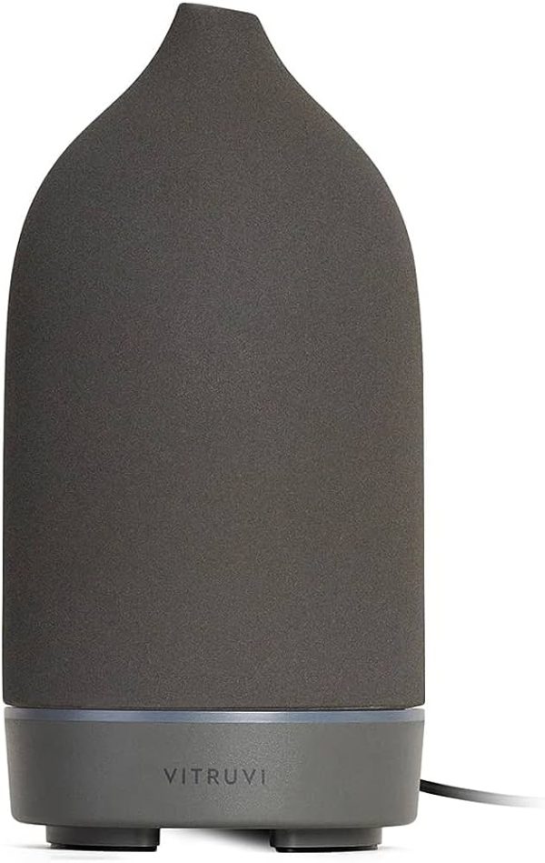 Vitruvi Stone Diffuser, Ceramic Ultrasonic Essential Oil Diffuser