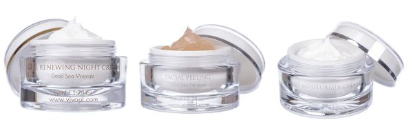 Vivo Per Lei Moisturizer, Renewing Night & Facial Peeling Skin Care Set