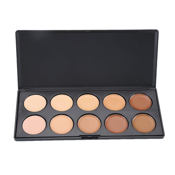 Vodisa 10 Colour Makeup Contour Palette-Cream Concealer Kit