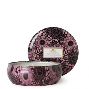 Voluspa Bella Sucre 3 Wick Candle in Decorative Tin