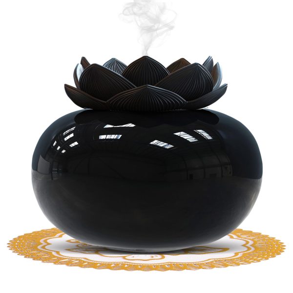 Vyaime Decor Essential Oil Diffuser Cute Lotus