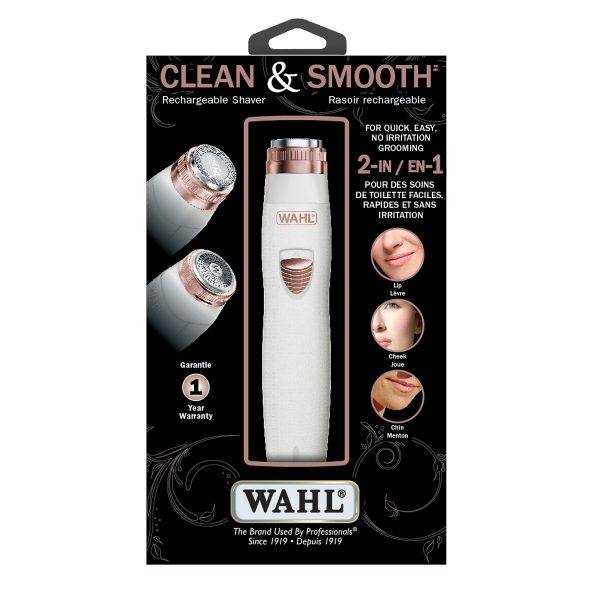 Wahl Clean & Smooth Ladies Rechargeable Facial Hair