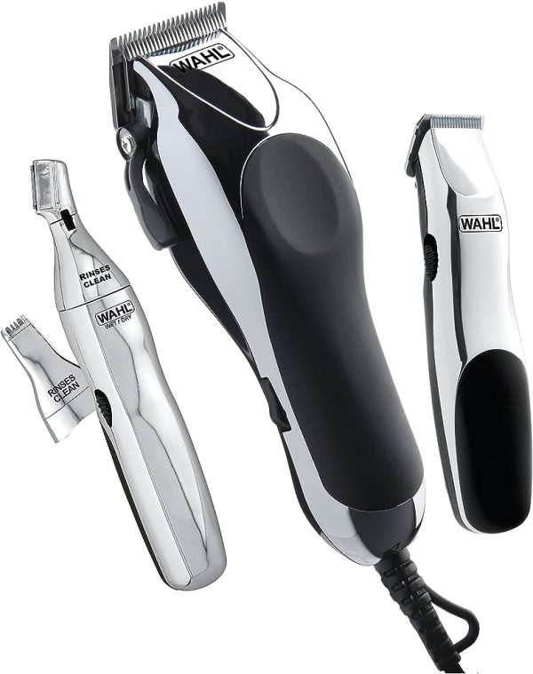 Wahl Clipper Home Barber Clipper Kit with hair clipper, beard trimmer