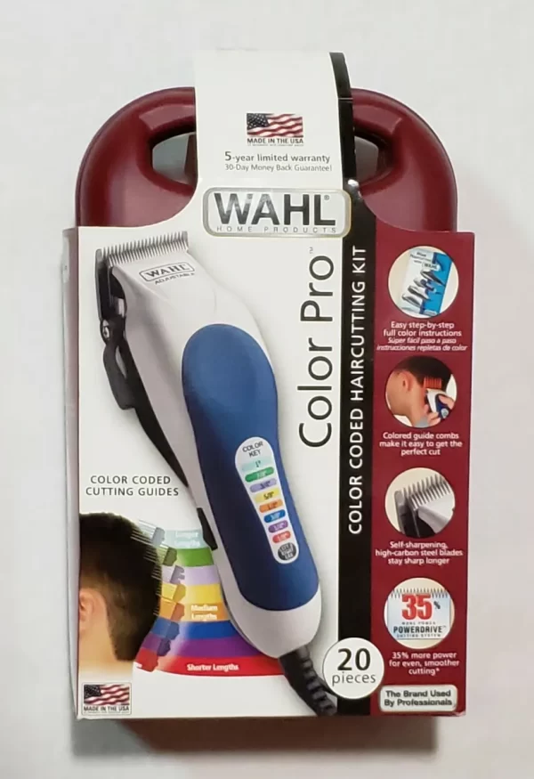 Wahl Color Coded Pro 20 Piece Haircutting Kit