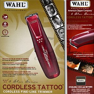 Wahl Professional 5-Star Cordless Tattoo Trimmer - Great for Barbers and Stylists