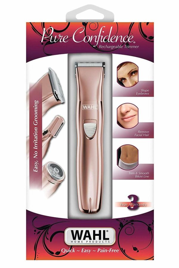Wahl Pure Confidence Rechargeable Electric Razor, Trimmer, Shaver, &