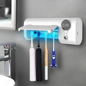 Wall Mounted UV Toothbrush Sanitizer Holder