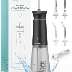 Water Dental Flosser with Magnetic Charging for Teeth Cleaning