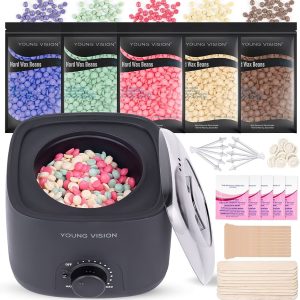 Wax Warmer Hair Removal with 3 Hard Wax Beans