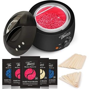 Waxing Kit, Home Waxing Hair Removal kit, Vennco Brazilian Wax Melting Pot