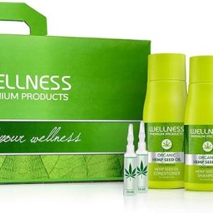Wellness Premium Products Top 7 Box Including Hemp Seed Oil Shampoo