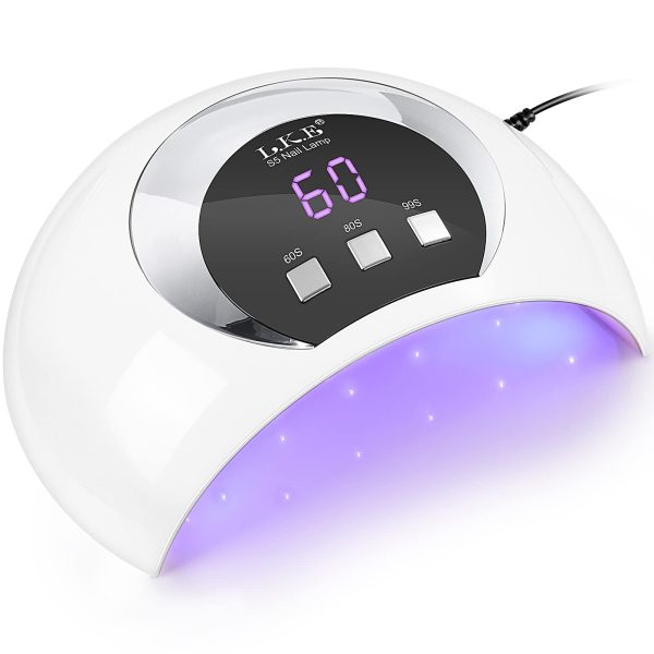 Wisdompark UV Nail Lamp 54w LED Nail Dryer Lamp,Led UV Nail Lamp