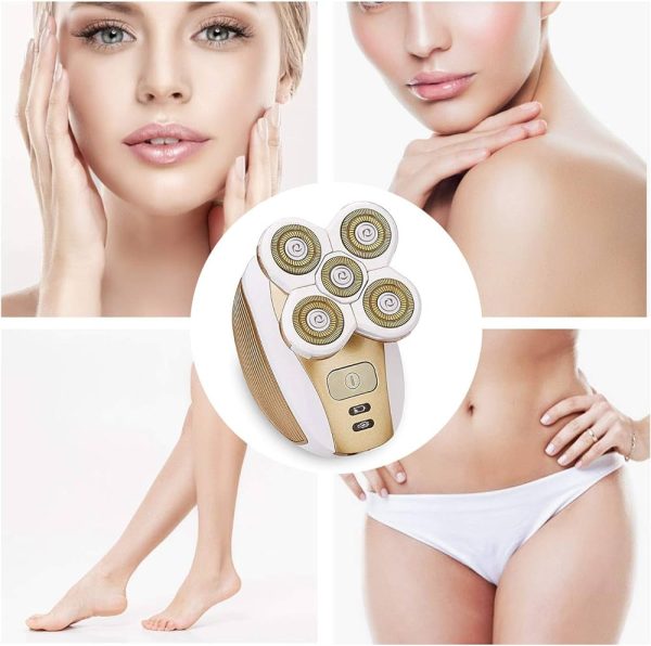 Women's Painless Hair Remover for Leg Face Lips Body Arm Cordless Bikini