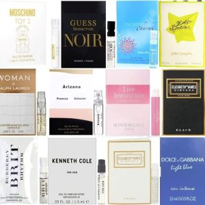 Women's Perfume Sampler Lot x 12 Sample Vials