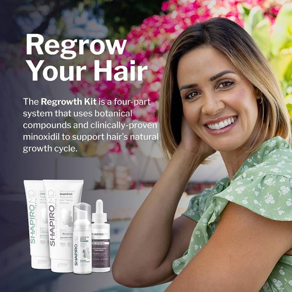 Women's Regrowth Kit Plus: Shampoo, Conditioner