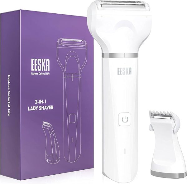 Womens Shaver Bikini Trimmer for Legs/Bikini/Underarm/Public Hairs