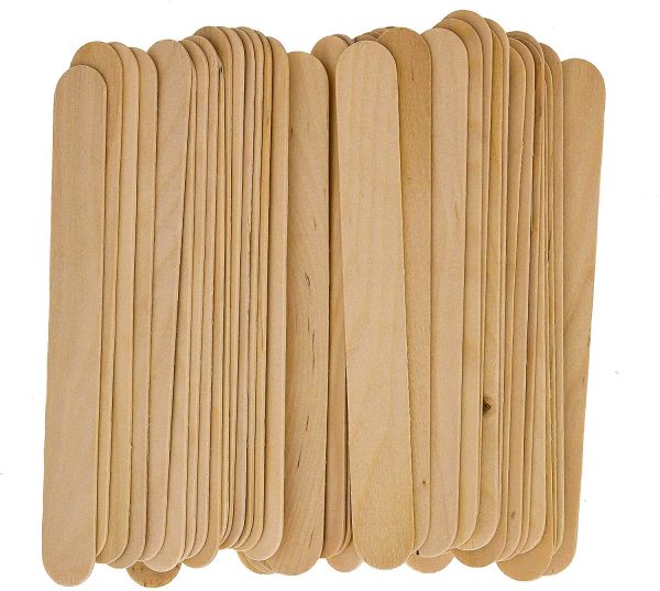 Wood Waxing Craft Sticks Spatulas Applicators for Hair