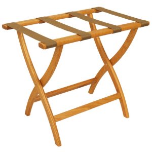 Wooden Rack with Folding Legs