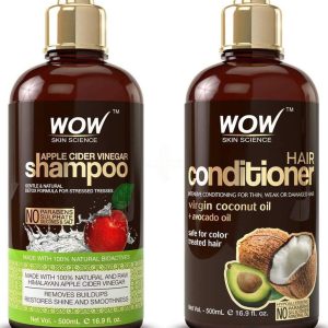WOW Apple Cider Vinegar Shampoo & Hair Conditioner Set