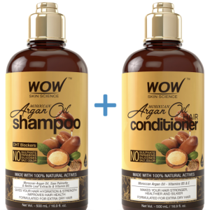 WOW Moroccan Argan Oil Shampoo & Conditioner Set