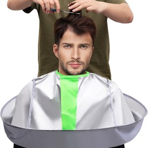 Xbes Professional Hair Cutting Cape Umbrella Cloak Hair Catcher for Adult Barber