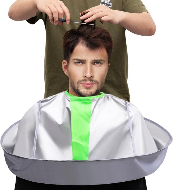 Xbes Professional Hair Cutting Cape Umbrella Cloak Hair Catcher for Adult Barber