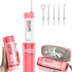 YaFex Portable Water Teeth Cleaner Pick with Case