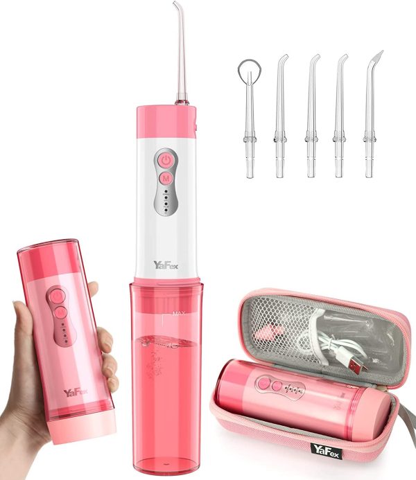YaFex Portable Water Teeth Cleaner Pick with Case