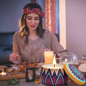 YCYH Massage Candles 8 Pack Scented Candles Gift Set,Essential Oil
