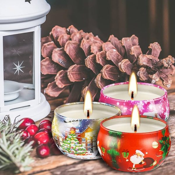YCYH Scented Candles Gift Sets, Natural Soy Wax 2.5 Oz Unit Portable Travel