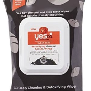 Yes To Tomatoes Clear Skin Detoxifying Charcoal Facial Wipes for All Skin Types