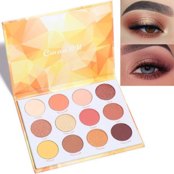 Yeweian Glitter Eyeshadow Palette 12 Colors
