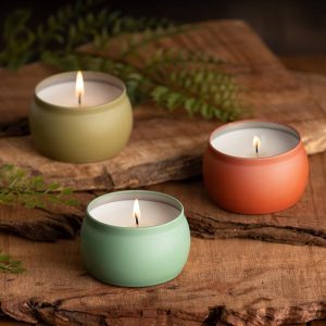 YMING Highly Scented Soy Tealight Candle Gift Set for Yoga