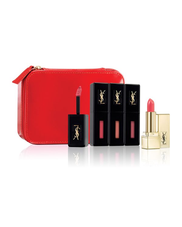Yves Saint Laurent Limited Edition Lip Set with Vanity Case
