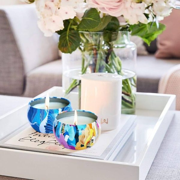 YYCH Scented Candles Gift Set (Lemon, Fig, Lavender, Spring Fresh)