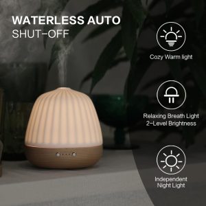 ZEIGGA LAB Essential Oil Diffuser Ultrasonic Cool Mist Humidifier