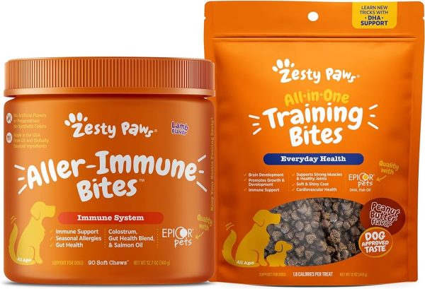 Zesty Paws Allergy Immune Supplement for Dogs