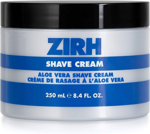 ZIRH Men's Skincare, SHAVE CREAM, Aloe Vera Shave Cream