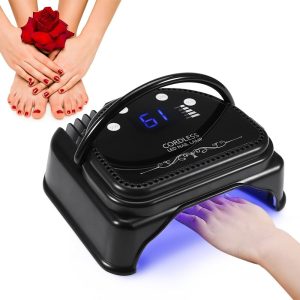 ZJchao 64W Nail Polish Dryer, 32pcs LED Professional Gel Nail Lamp