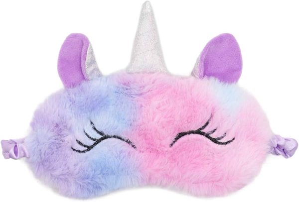 ZTL Girls Colorful Unicorn Sleeping Mask Cute Unicorn